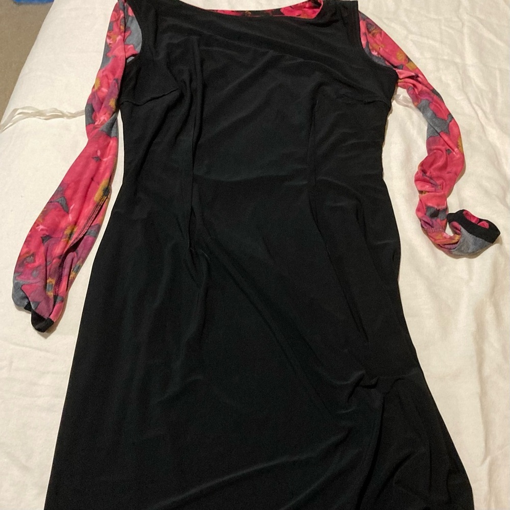 Lauren Ralph Lauren Floral Long Sleeve Sheath Dress | Wrinkle Resistant - Picture 14 of 15